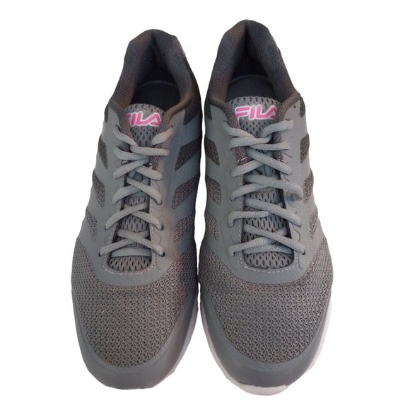 Fila Running Shoes Sneakers Memory Foam Comfort Speedstride 3 Gray Womens SZ 10 - Picture 4 of 8